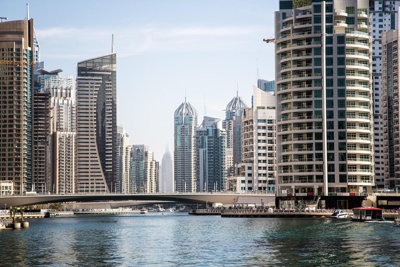 Dubai Marina and JBR Walk, Dubai