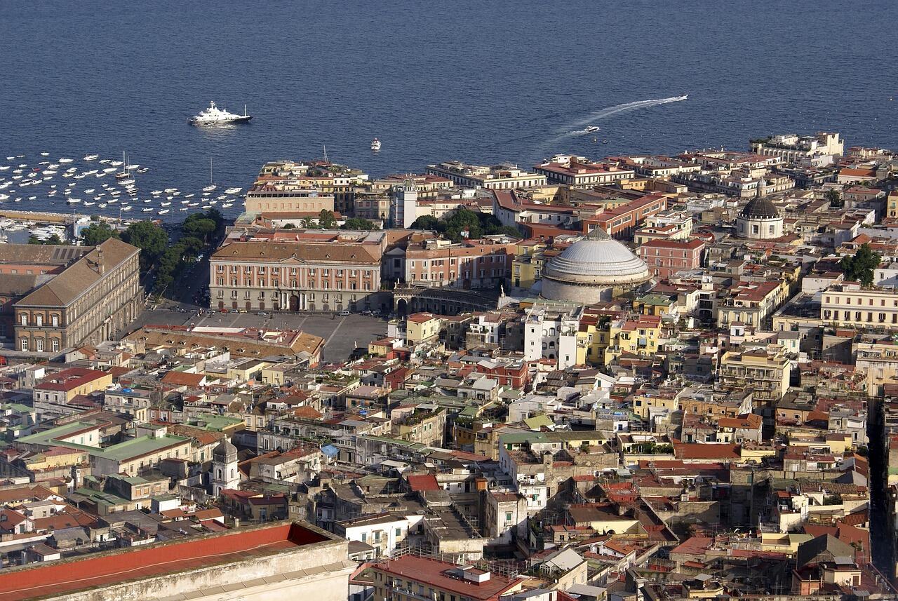 Piazza del Plebiscito and Royal Palace, Naples