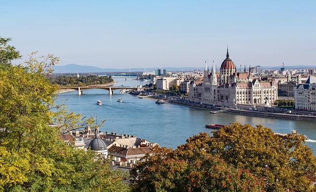 hungary, budapest, danube, city, building, architecture, nature, river, water, sights