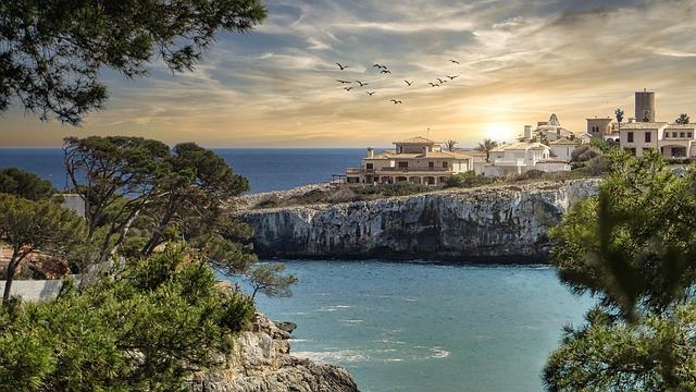 mallorca, spain, bay, beach, nature, sea, travel, exploration, outdoors